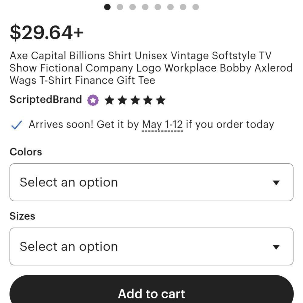 AXE/Capital Billons Navy Blue Men's T-Shirt - Picture 4 of 8